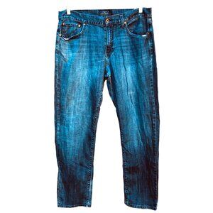 Lucky Brand Mens Handcrafted Medium Wash Jeans Size 36x32